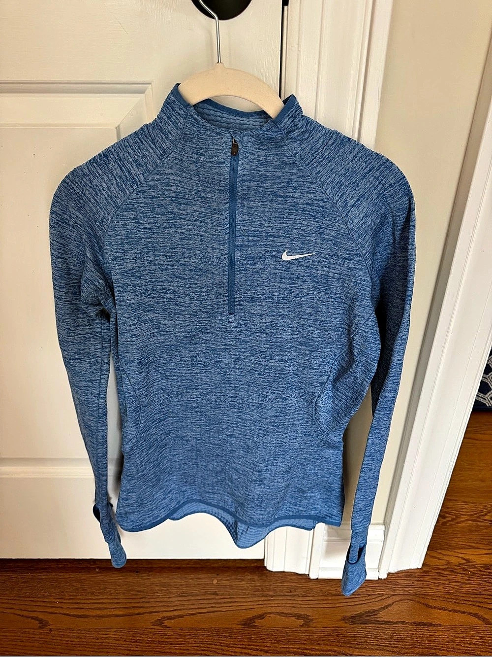 Nike Dri-FIT Men's Quarter-Zip Pullover Blue Size XS